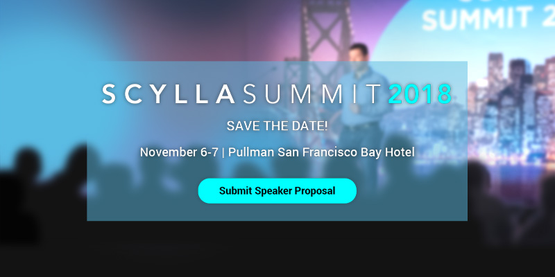 ScyllaDB Summit 2018 Call for Speakers