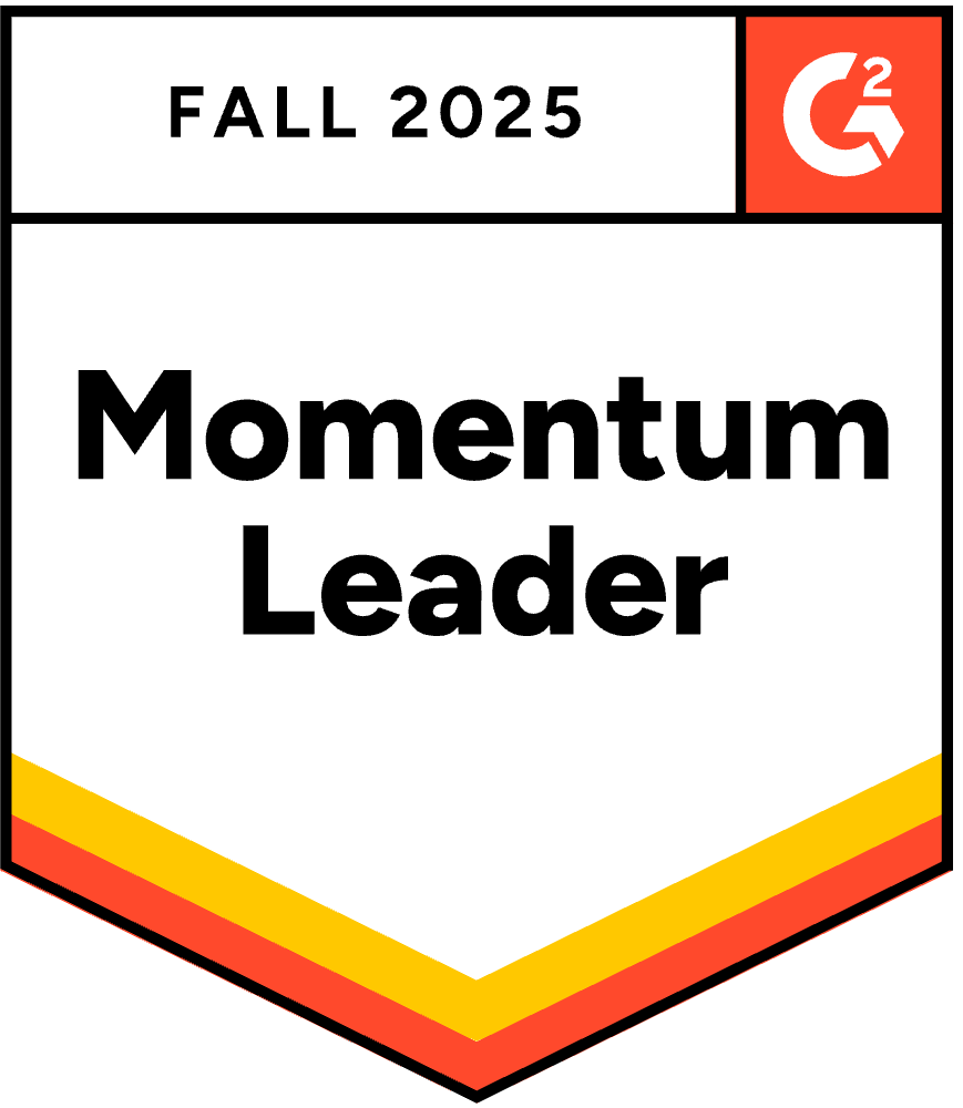 Fall 2025 Momentum Leader G2 badge
