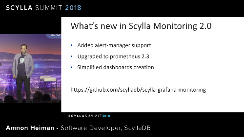 ScyllaDB Monitoring 2.0
