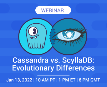 Featured-image-live-webinar-Cassandra vs. ScyllaDB: Evolutionary Differences