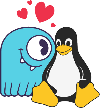 Linux ScyllaDB Love graphic