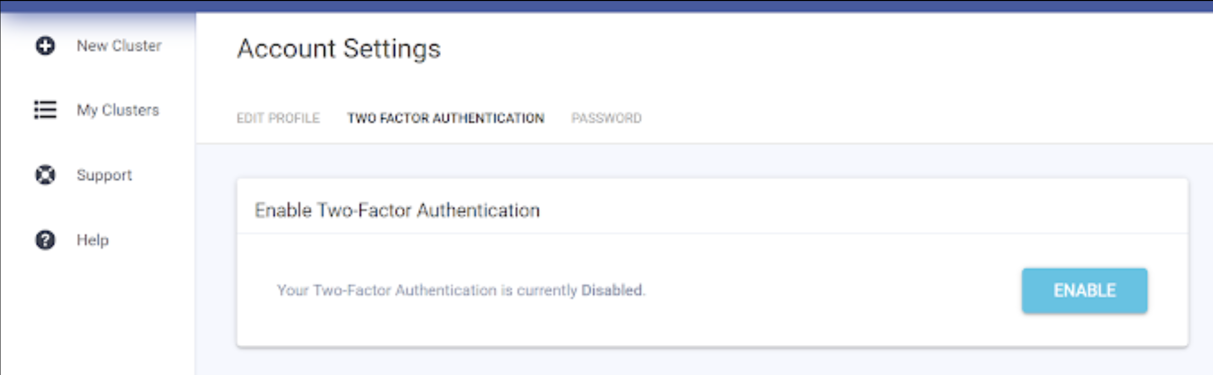 Enabling Two-Factor Authentication (2FA) in Scylla Cloud