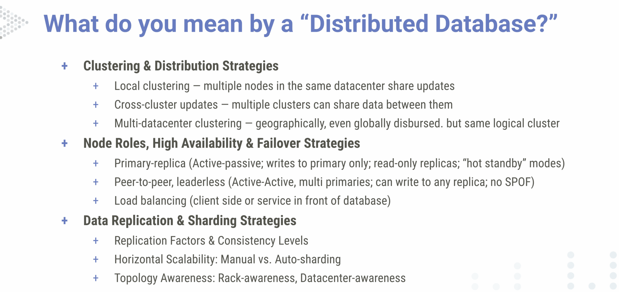 What Do You Mean by a “Distributed Database?” - ScyllaDB